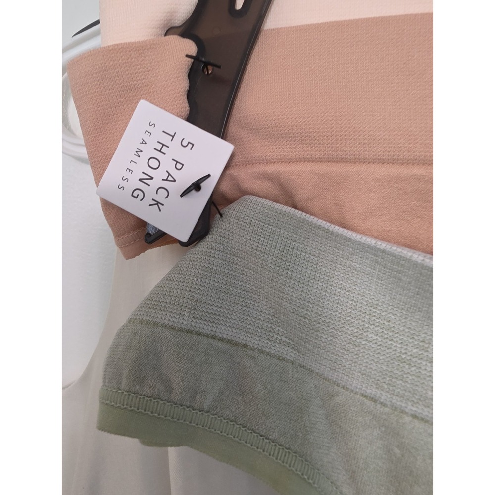 JASON WU Women's 5-Pack Thong Everyday Chic WE544471 Small MSRP $54 NEW w TAGS - Picture 3 of 6